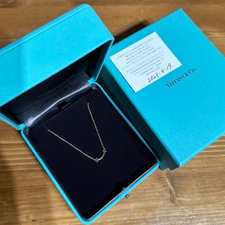 ティファニー(Tiffany & Co.)のTIFFANY＆Co.  ティファニー Tスマイル ミニ ネックレス (ネックレス)