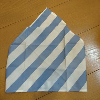 ハンドメイド　大人用三角巾　ストライプ柄(キッチン小物)
