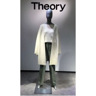 セオリー(theory)のTheory セオリー ウールブレンド センタープレス タック ストレートパンツ(カジュアルパンツ)