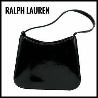 ラルフローレン(Ralph Lauren)のバッグ　ミニバッグ　ラルフローレン　ブラック　ハンドバッグ　エナメル(ハンドバッグ)