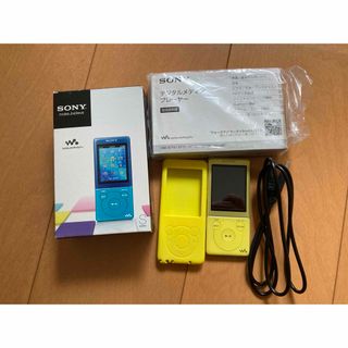 ウォークマン(WALKMAN)のSONY ウォークマン Sシリーズ NW-S774(Y) ケース付き(ポータブルプレーヤー)