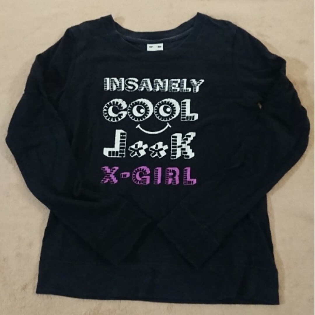 X-girl(エックスガール)の★X-girl ロンT★size 1 レディースのトップス(Tシャツ(長袖/七分))の商品写真