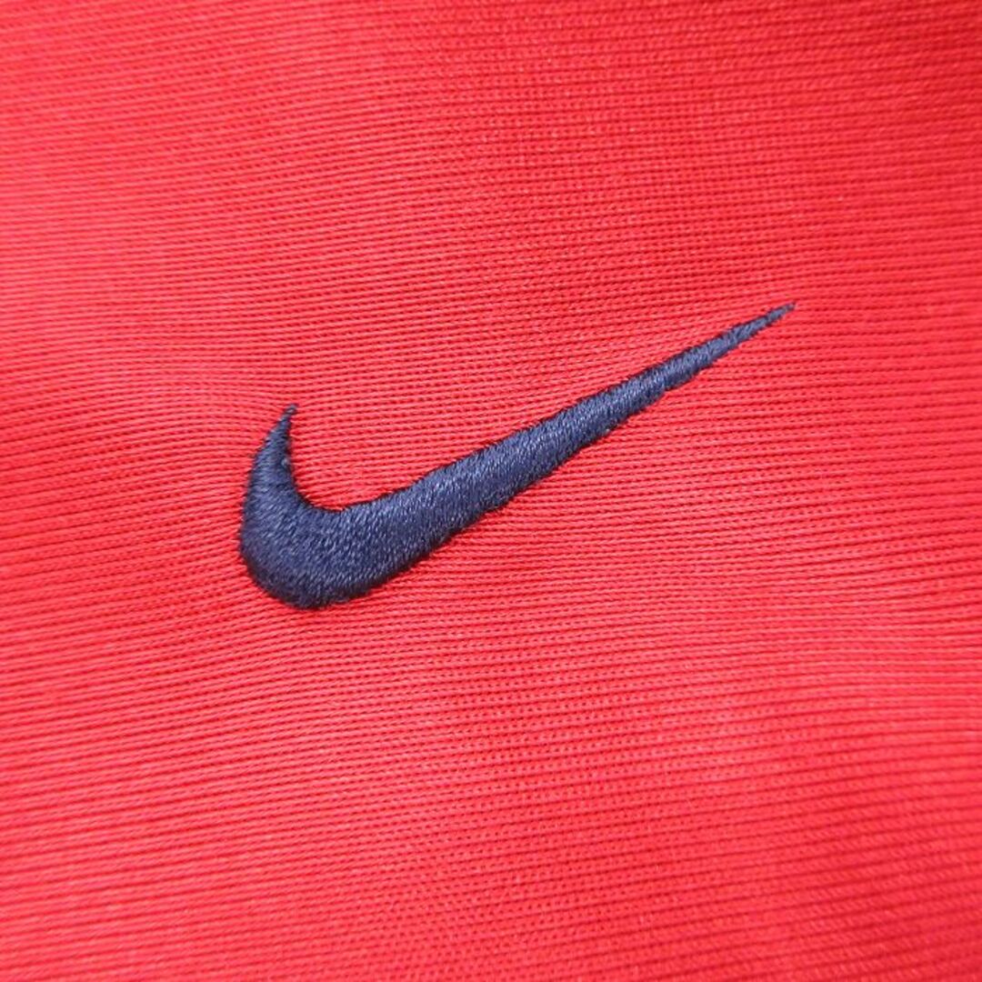 NIKE(ナイキ)のW39★古着 ナイキ NIKE ショート トレーニング パンツ ショーツ メンズ ワンポイントロゴ リバーシブル 大きいサイズ 赤他 レッド 24mar14 中古 ボトムス 短パン ショーパン メンズのパンツ(ワークパンツ/カーゴパンツ)の商品写真