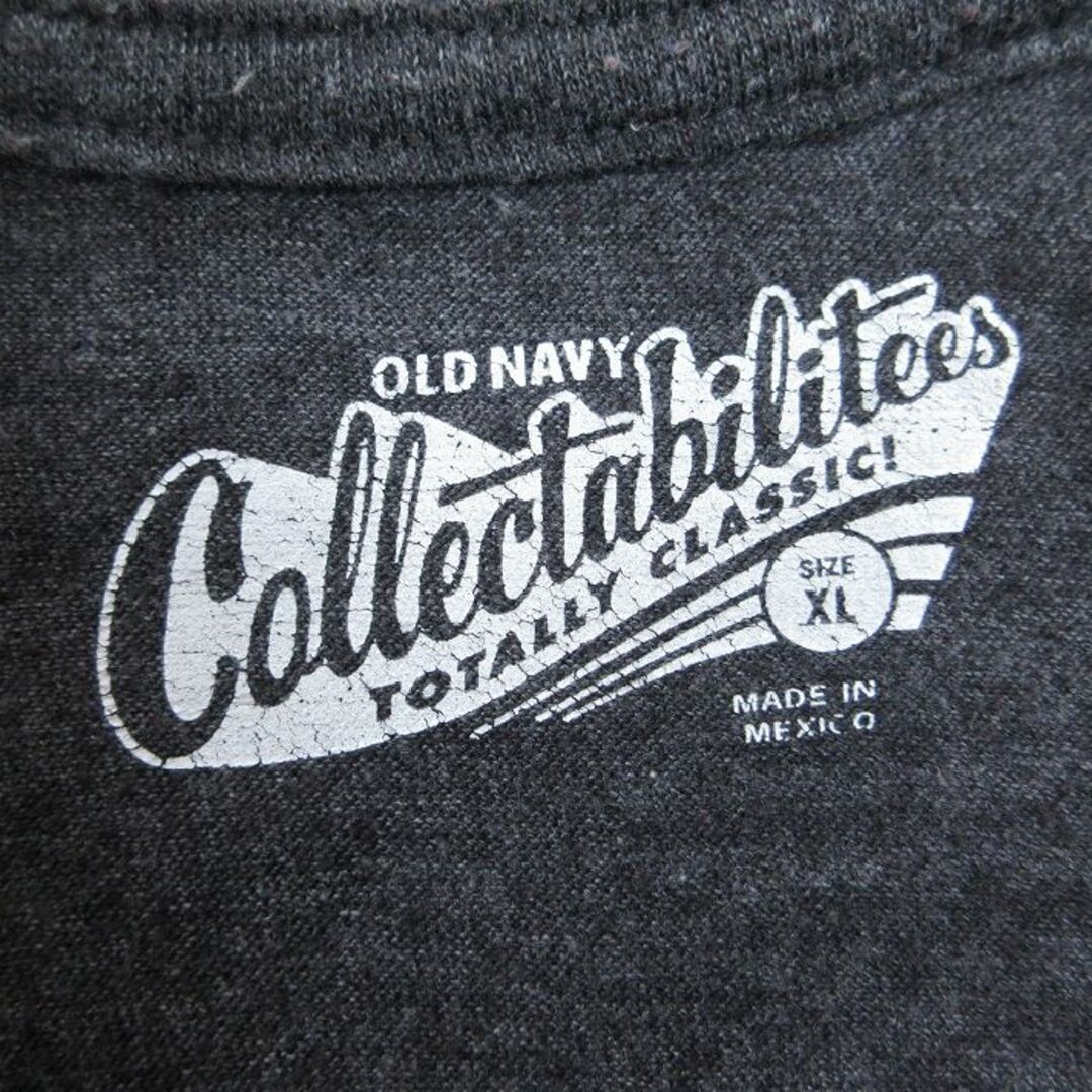 Old Navy(オールドネイビー)のXL★古着 オールドネイビー OLD NAVY 半袖 Tシャツ メンズ DCコミックス スーパーマン 大きいサイズ クルーネック 濃グレー 霜降り 24mar12 中古 メンズのトップス(Tシャツ/カットソー(半袖/袖なし))の商品写真