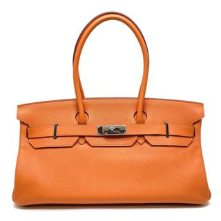 エルメス(Hermes)のエルメス ショルダーバーキン トゴ バッグ ショルダーバッグ オレンジ オレンジ(ショルダーバッグ)