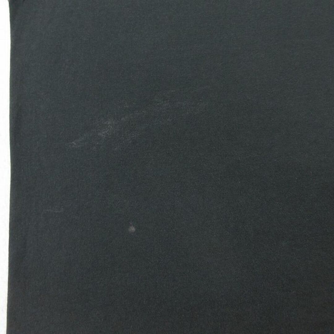 SCREEN STARS(スクリーンスターズ)のL★古着 スクリーンスターズ 半袖 ビンテージ Tシャツ メンズ 80年代 80s 鳥 貝 クルーネック USA製 黒 ブラック 【spe】 24mar11 中古 メンズのトップス(Tシャツ/カットソー(半袖/袖なし))の商品写真
