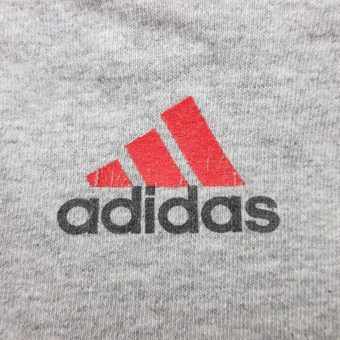 adidas(アディダス)のXL★古着 アディダス adidas 半袖 ビンテージ Tシャツ メンズ 90年代 90s ビッグロゴ 大きいサイズ クルーネック グレー 霜降り 24mar11 中古 メンズのトップス(Tシャツ/カットソー(半袖/袖なし))の商品写真