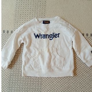 ラングラー(Wrangler)のwrangler 春　スウェット トレーナー 白　ラングラー　子供服(Tシャツ/カットソー)