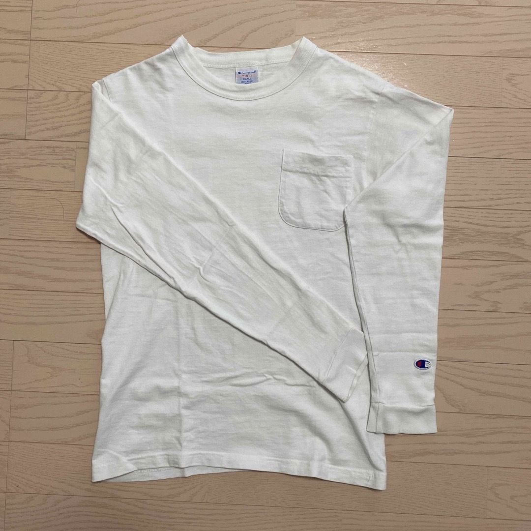 Champion(チャンピオン)のチャンピオン　T1011 長袖　Sサイズ　Made in USA メンズのトップス(Tシャツ/カットソー(七分/長袖))の商品写真
