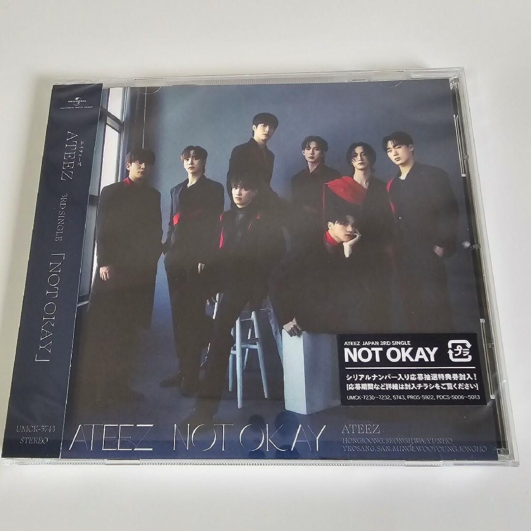 ATEEZ(エイティーズ)のATEEZ 通常盤 NOT OKAY エンタメ/ホビーのCD(K-POP/アジア)の商品写真