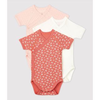 PETIT BATEAU - 【新品】プチバトー マリニエール&ミラレ半袖ボディ3枚