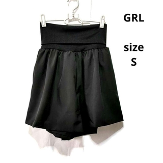 グレイル(GRL)のGRL　グレイル　ハーフパンツ　キュロットスカート　ショートパンツ　黒パンツ(ショートパンツ)