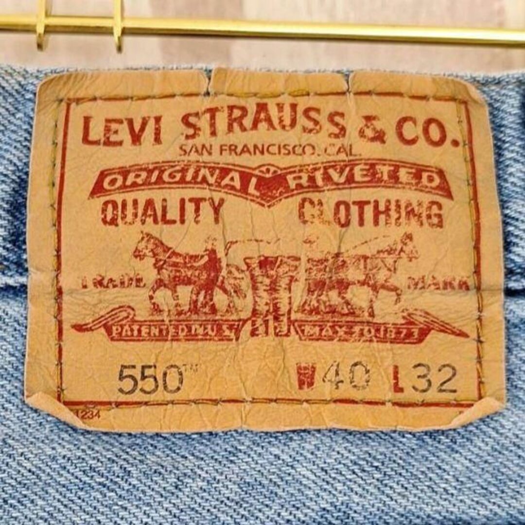 Levi's(リーバイス)のUS古着リーバイス550バギーワイドデニムパンツジーンズW40L32（996） メンズのパンツ(デニム/ジーンズ)の商品写真