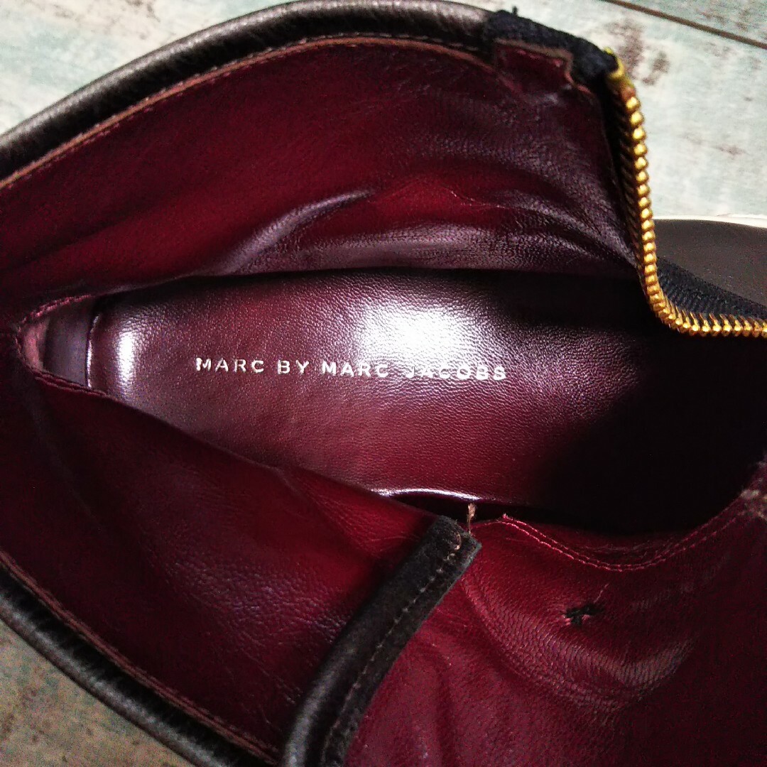 MARC JACOBS(マークジェイコブス)の美品   Marc  Jacobs  センタージップ   36  レザー レディースの靴/シューズ(ブーツ)の商品写真