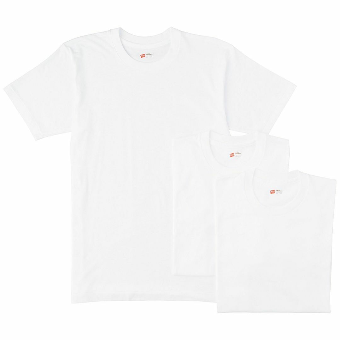 [ヘインズ] Tシャツ(3枚組) 綿100% 上質コットン ゴールドパック 丸首 メンズのファッション小物(その他)の商品写真