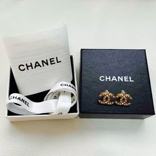 シャネル(CHANEL)のCHANEL  シャネル　ロゴピアス　ヴィンテージ　シルバー(ピアス)