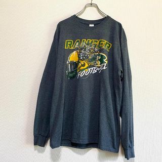 ギルタン(GILDAN)のアメリカ古着　RANGER アメフト　長袖　Tシャツ　ロンT　ヴィンテージ(Tシャツ/カットソー(七分/長袖))