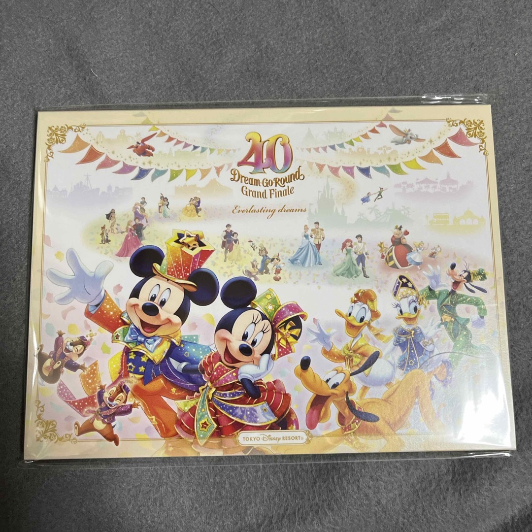 Disney(ディズニー)のリゾラ　フリーきっぷ　ディズニー　４０周年 エンタメ/ホビーのおもちゃ/ぬいぐるみ(キャラクターグッズ)の商品写真