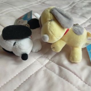 スヌーピー(SNOOPY)の【値下げ】スヌーピーマスコットキーホルダー２個セット(キャラクターグッズ)