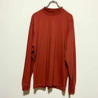 ヴィンテージ(VINTAGE)のアメリカ古着　SAVILE ROW モックネック　長袖Tシャツ　ロンT　P365(Tシャツ/カットソー(七分/長袖))