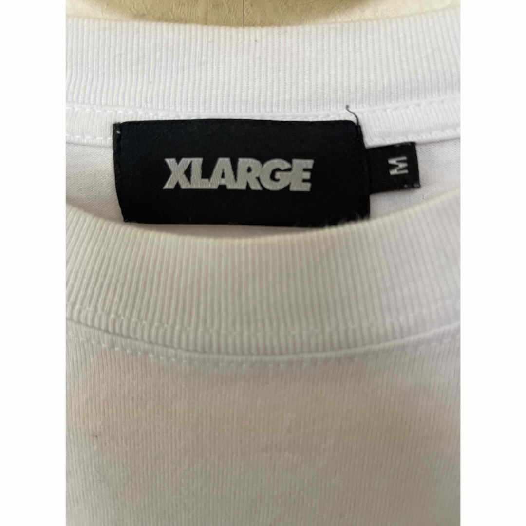 XLARGE(エクストララージ)のXLARGE エクストララージ Tシャツ　白　Mサイズ メンズのトップス(Tシャツ/カットソー(半袖/袖なし))の商品写真