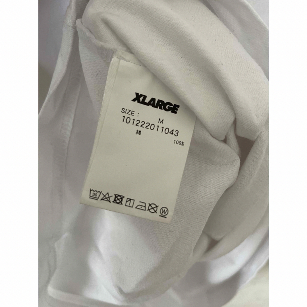 XLARGE(エクストララージ)のXLARGE エクストララージ Tシャツ　白　Mサイズ メンズのトップス(Tシャツ/カットソー(半袖/袖なし))の商品写真