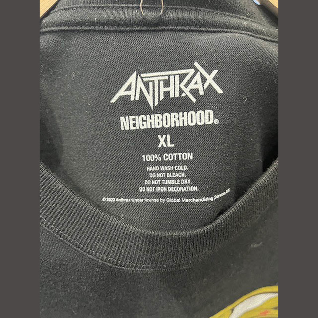 NEIGHBORHOOD(ネイバーフッド)のXL 未使用品 23AW ネイバーフッド アンスラックス 長袖Tシャツ メンズのトップス(Tシャツ/カットソー(七分/長袖))の商品写真