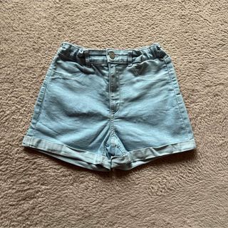 エイチアンドエム(H&M)のh&mキッズ デニムショートパンツ 150 エイチアンドエムキッズ(パンツ/スパッツ)