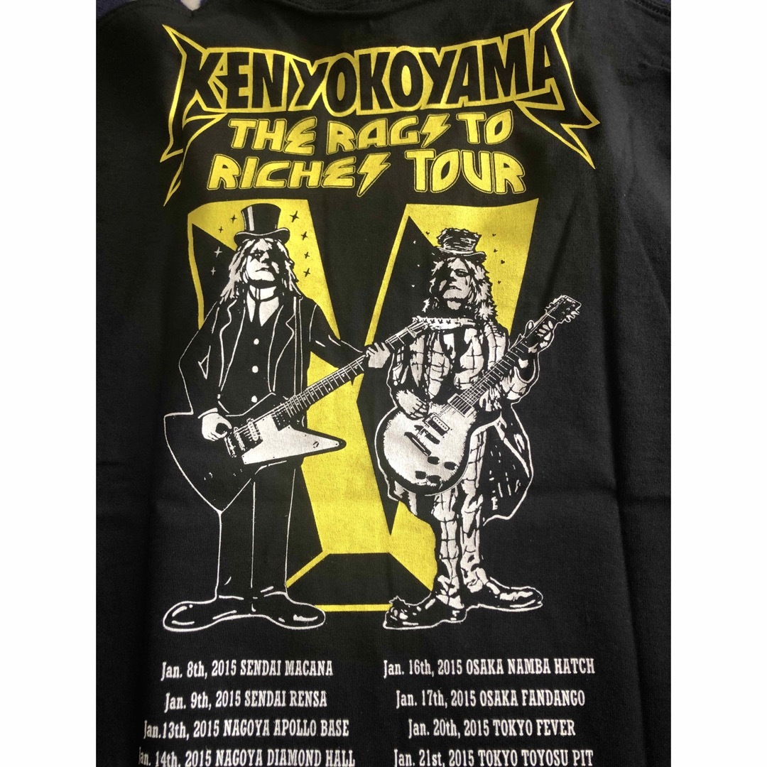 HIGH!STANDARD(ハイスタンダード)のken yokoyama THE RAGS TO RICHES ツアーTシャツ　 メンズのトップス(Tシャツ/カットソー(半袖/袖なし))の商品写真