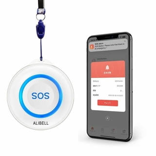 呼び出しベル 介護 WiFi緊急ボタン ナースコール 家庭用 スマホ連動 自宅(Androidケース)