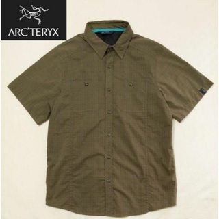 アークテリクス ARC’TERYX★半袖シャツ M コットン チェック