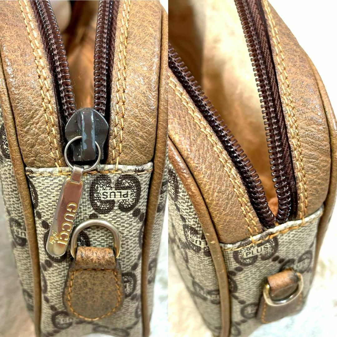 Gucci(グッチ)の☆希少☆GUCCI オールドグッチ GGプラス ミニ ショルダーバッグ ポーチ レディースのバッグ(ショルダーバッグ)の商品写真