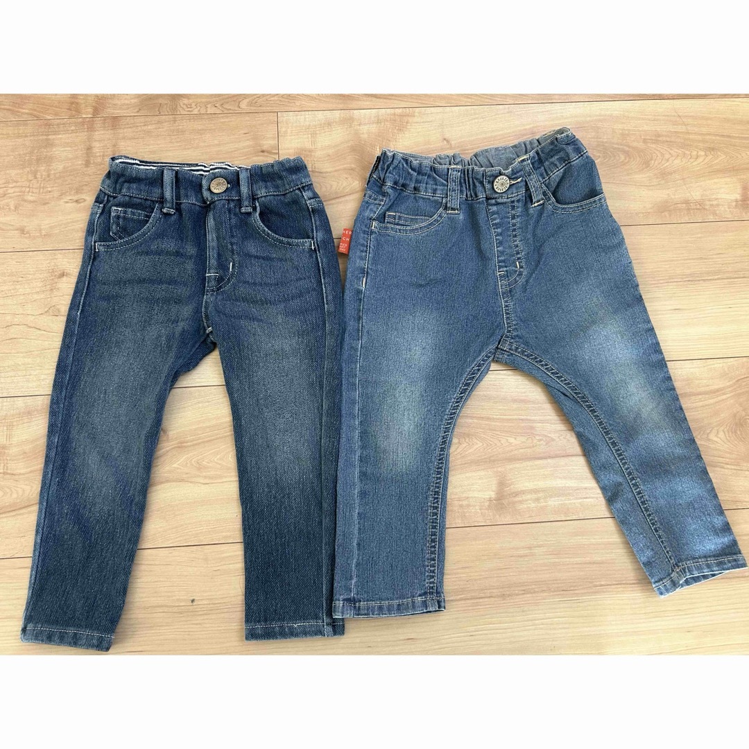 ズボン　パンツ　セット　デニム　セット　breeze　ボトムス　90 男の子 キッズ/ベビー/マタニティのキッズ服男の子用(90cm~)(パンツ/スパッツ)の商品写真