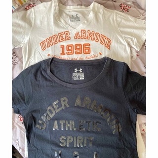 アンダーアーマー(UNDER ARMOUR)のアンダーアーマー半袖Ｔシャツ白黒2枚セット(Tシャツ(半袖/袖なし))