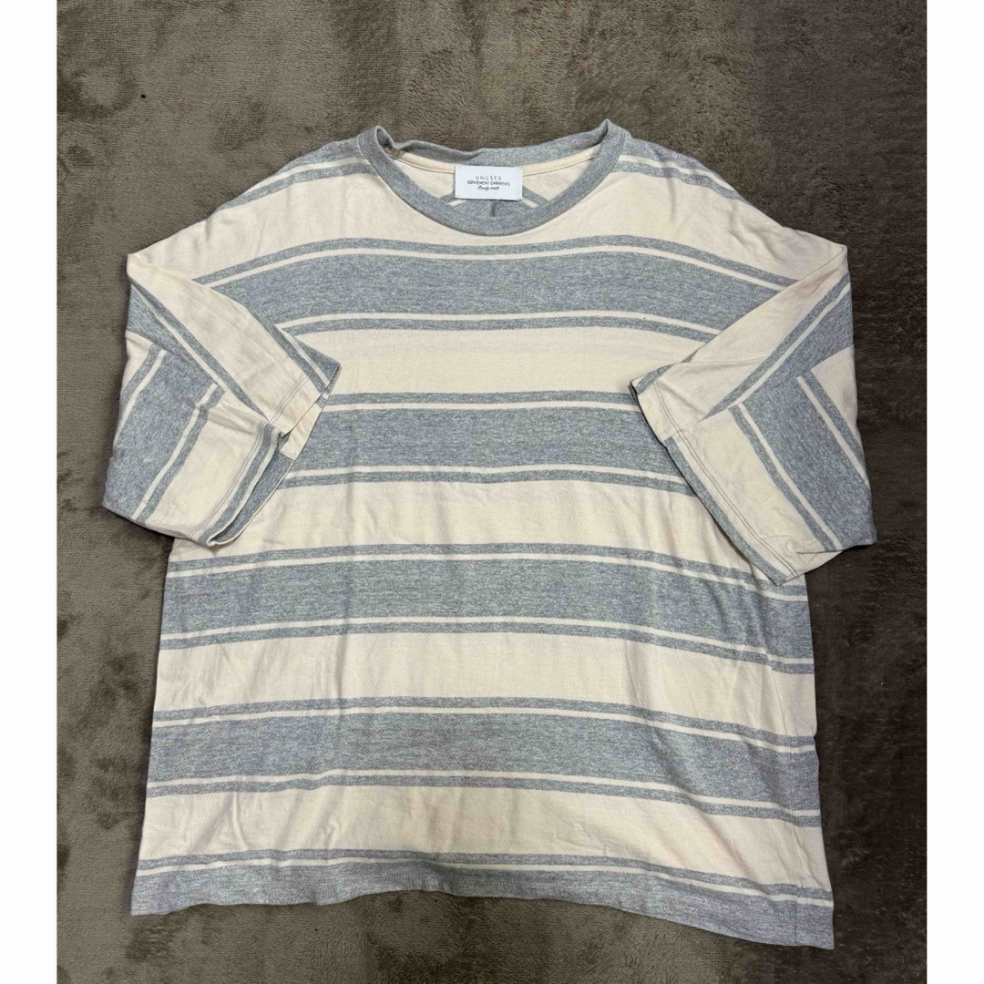 UNUSED(アンユーズド)のUNUSED アンユーズドShort Sleeve Border T-Shirt メンズのトップス(Tシャツ/カットソー(半袖/袖なし))の商品写真