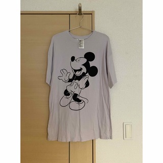 エイチアンドエイチ(H&H)のH&M ミッキーマウス オーバーサイズTシャツ XS(Tシャツ(半袖/袖なし))