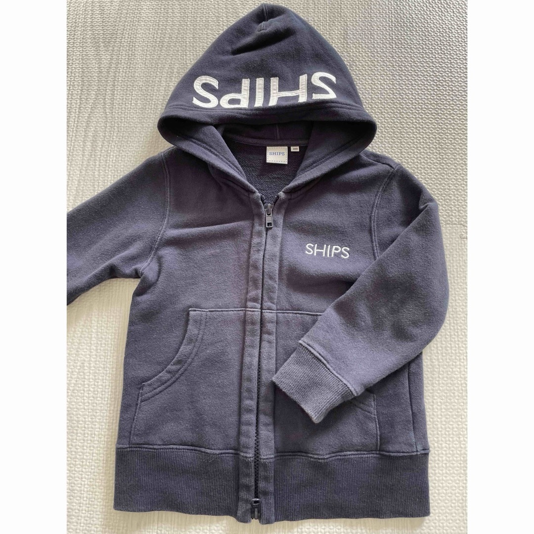 SHIPS(シップス)のSHIPS 100㎝　パーカー　トップス　上着　スウェット　男の子　子ども キッズ/ベビー/マタニティのキッズ服男の子用(90cm~)(ジャケット/上着)の商品写真