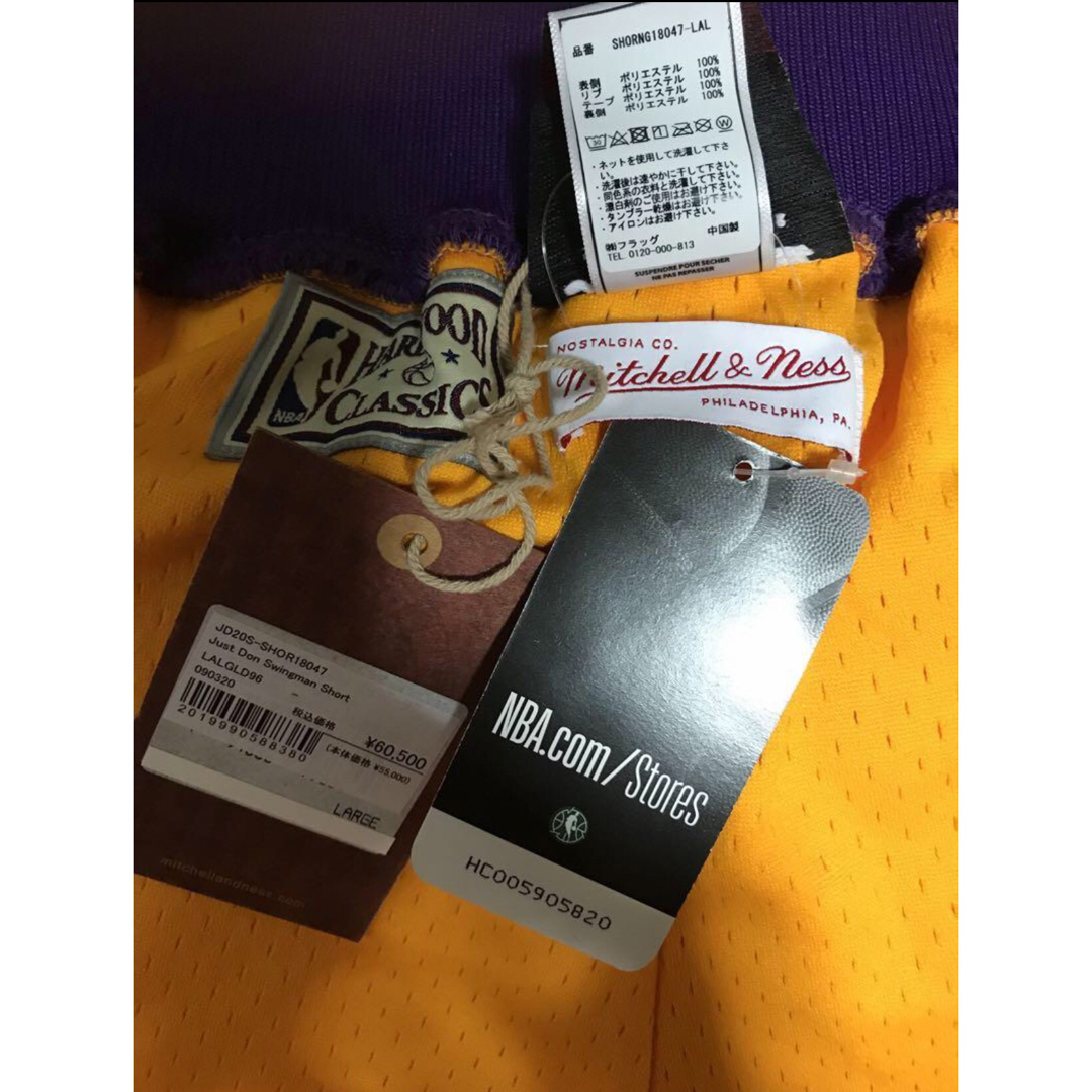 MITCHELL & NESS(ミッチェルアンドネス)のJust Don×Mitchell&Ness LA Lakers LeBron スポーツ/アウトドアのスポーツ/アウトドア その他(バスケットボール)の商品写真