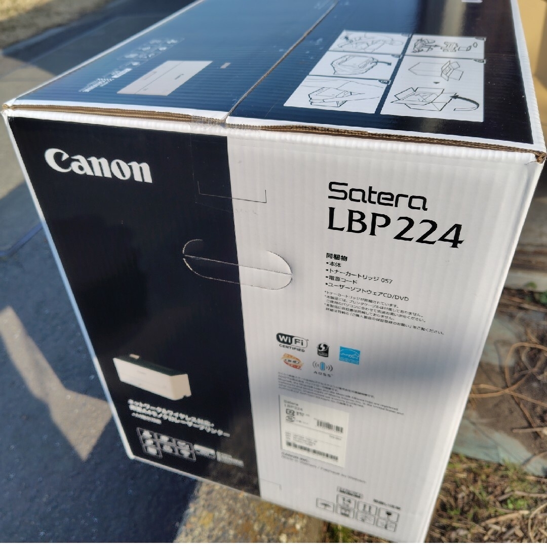 Canon(キヤノン)の未開封・未使用Canon モノクロレーザービームプリンター LBP224 スマホ/家電/カメラのPC/タブレット(PC周辺機器)の商品写真