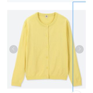 ユニクロ(UNIQLO)のUVカット　クルーネック　カーディガン(カーディガン)