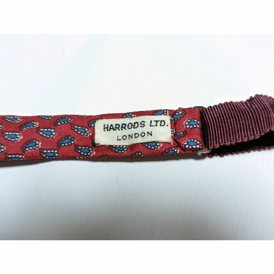 Harrods 50s 英国ヴィンテージ ボウタイ 蝶ネクタイ メンズのファッション小物(ネクタイ)の商品写真