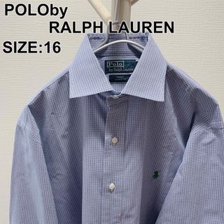 ポロラルフローレン(POLO RALPH LAUREN)の【クリーニング済】ポロバイラルフローレン チェック柄 ワイドカラー 長袖シャツ(シャツ)