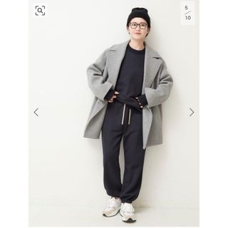 スピックアンドスパン(Spick & Span)のスピック&スパン　WメルトンPコート(ピーコート)