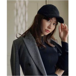 ハーリップトゥ(Her lip to)のHerlipto Tweed Ribbon Cap ツイードリボンキャップ(キャスケット)