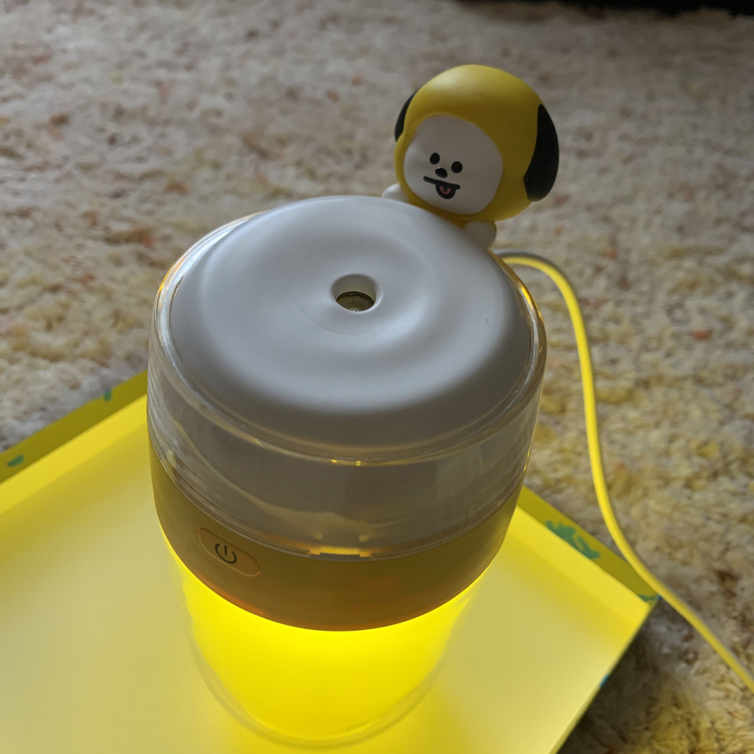 BT21(ビーティーイシビル)のBT21 チミー　加湿器 スマホ/家電/カメラの生活家電(加湿器/除湿機)の商品写真