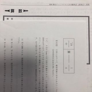 2024年　NN開成　そっくりテスト５本勝負② 筑駒　早稲田アカデミー(語学/参考書)