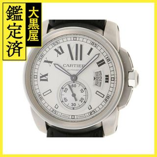 カルティエ(Cartier)のカルティエ　カリブル　W7100037　SS/レザー　男性用自動巻時計【473】(腕時計(アナログ))