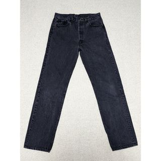 リーバイス(Levi's)の美品 90s Levis リーバイス501 ブラックデニム アメリカ製 米国古着(デニム/ジーンズ)