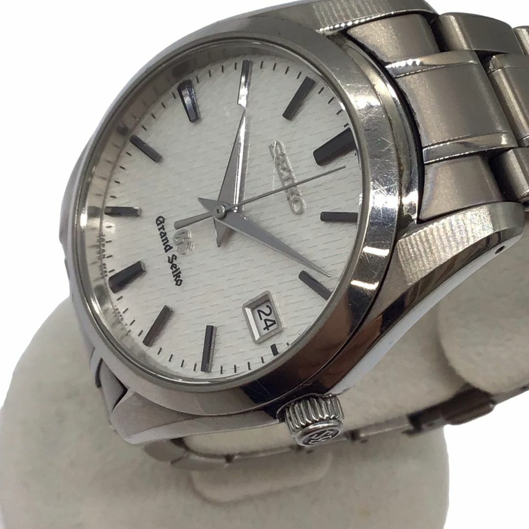 Grand Seiko(グランドセイコー)のGrand Seiko　グランドセイコー　セイコー　GS　SBGX067　クオーツ　チタン　シルバー　ホワイト　デイトチェンジ　仕事用　フォーマル　腕時計　時計　メンズ　男性　紳士 メンズの時計(腕時計(アナログ))の商品写真