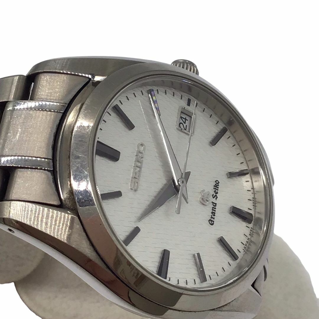 Grand Seiko(グランドセイコー)のGrand Seiko　グランドセイコー　セイコー　GS　SBGX067　クオーツ　チタン　シルバー　ホワイト　デイトチェンジ　仕事用　フォーマル　腕時計　時計　メンズ　男性　紳士 メンズの時計(腕時計(アナログ))の商品写真